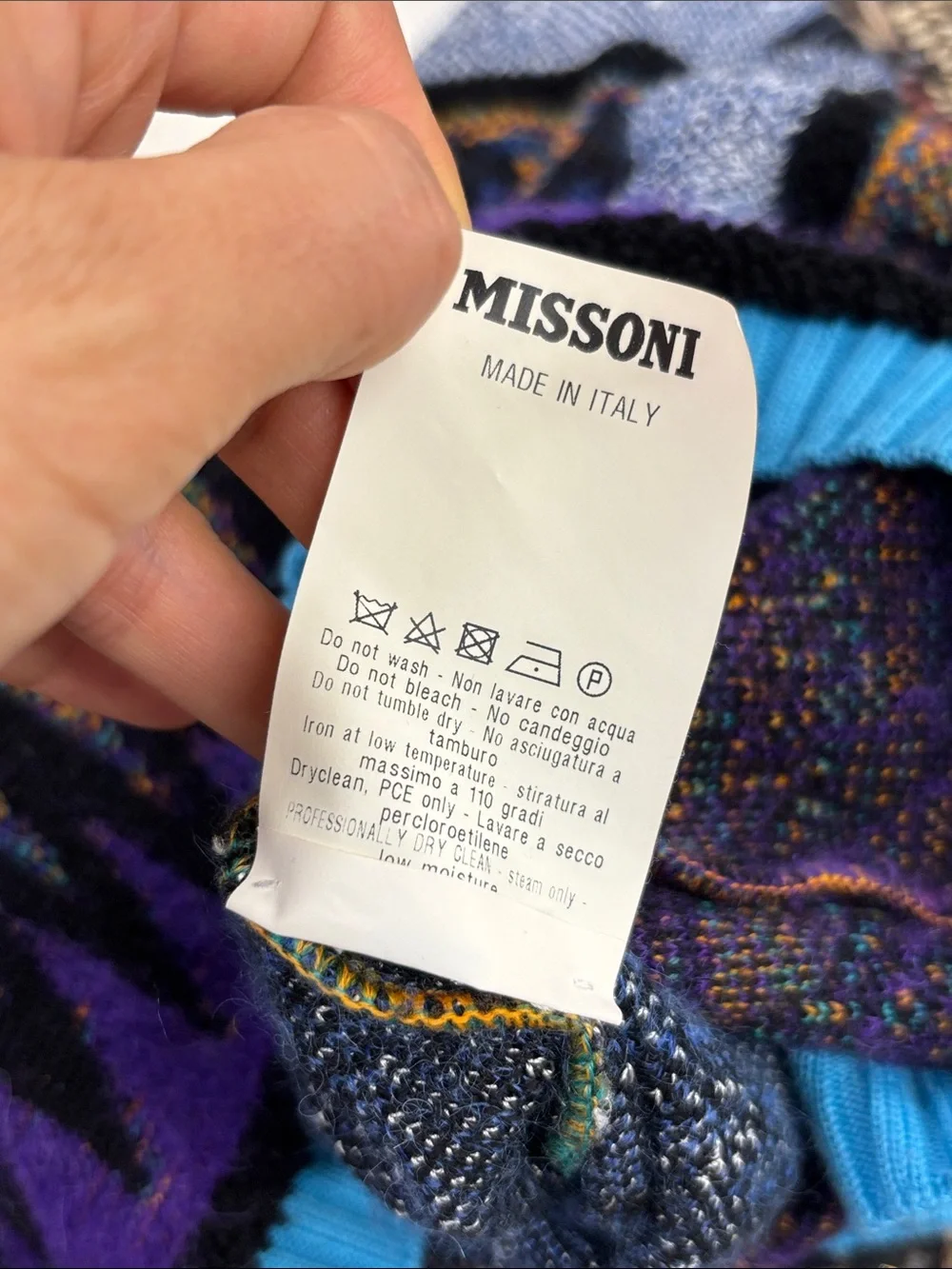 Missoni Zigzag Knit Sweater size M - Picture 8 of 9